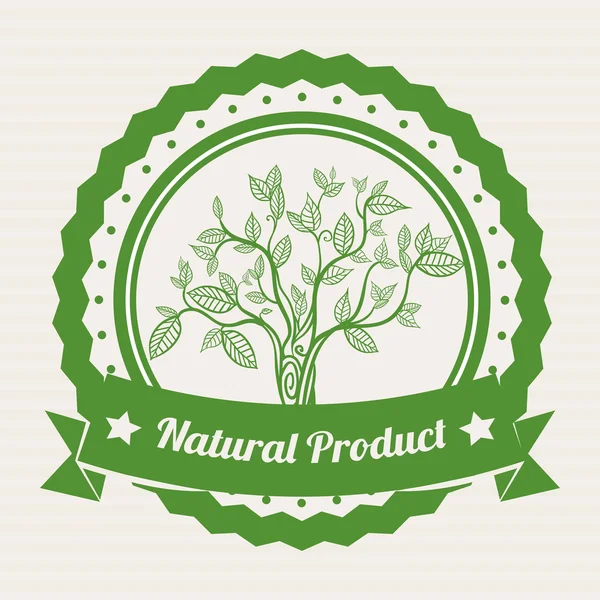 Natural product  design — Stock Vector