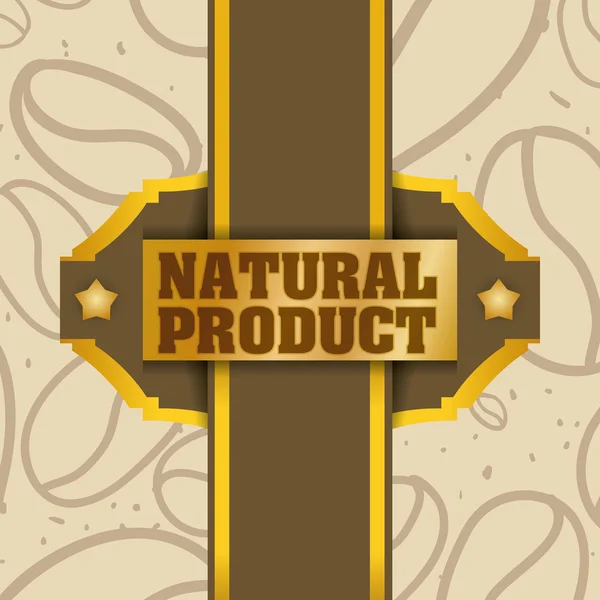 Conception de produits naturels — Image vectorielle