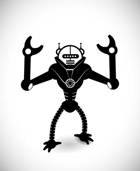 Diseño del robot — Vector de stock