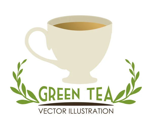 Progettazione Tea Time — Vettoriale Stock