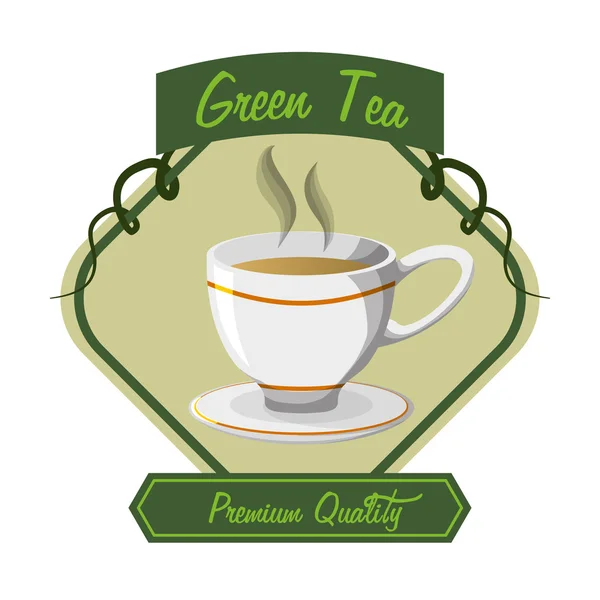 Tea time design — Stock Vector