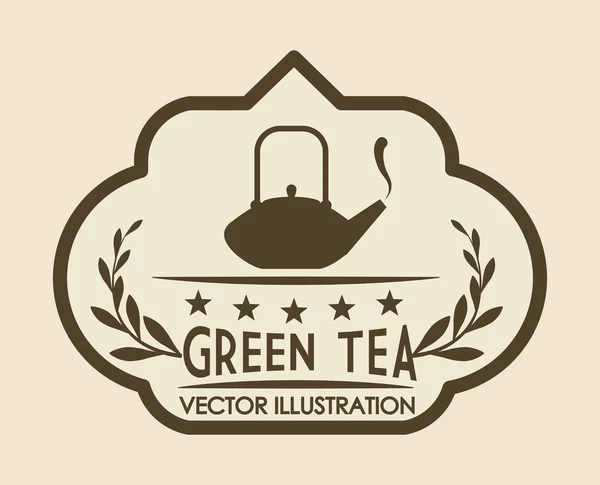 Tea time design — Stock vektor