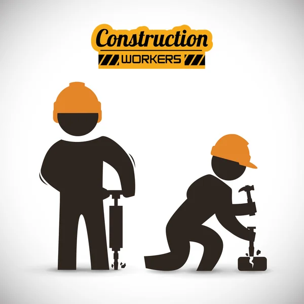 En construcción diseño — Vector de stock