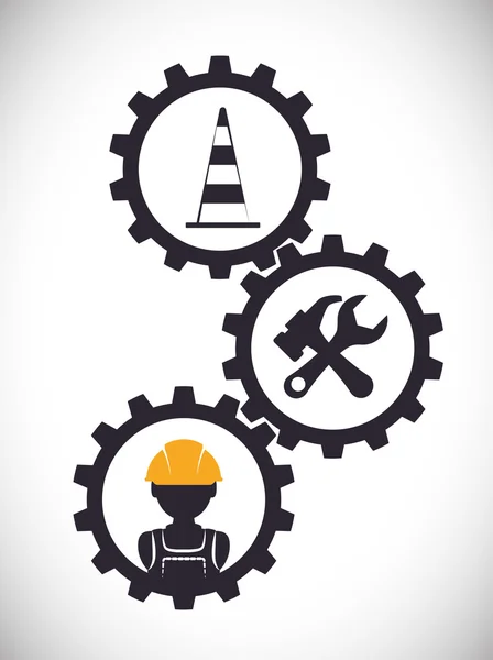 Sob projeto de construção —  Vetores de Stock