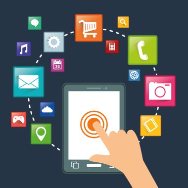 Smartphone uygulamaları tasarım.