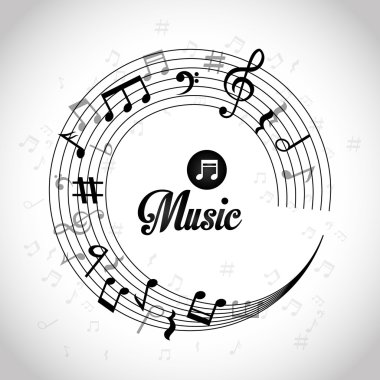 Müzik dijital tasarım.