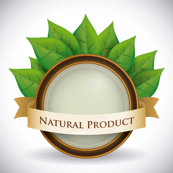 Naturalny produkt projekt. — Wektor stockowy