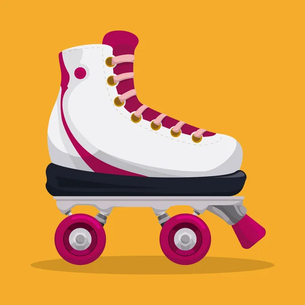 スケート靴のデザイン. — ストックベクタ