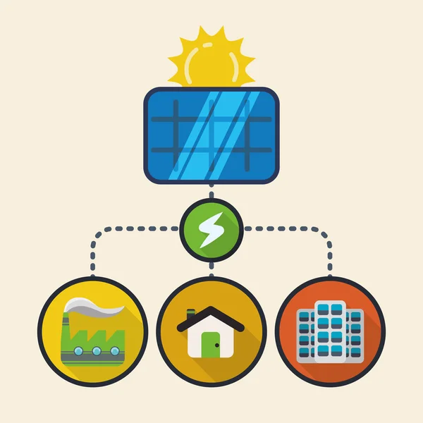 Diseño de energía verde . — Archivo Imágenes Vectoriales