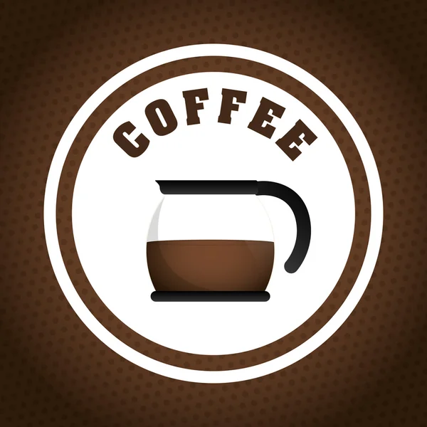 Diseño de café . — Vector de stock