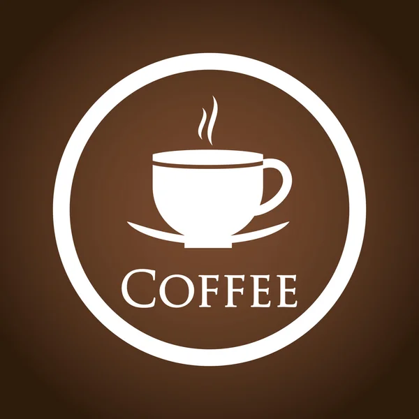 Design del caffè . — Vettoriale Stock