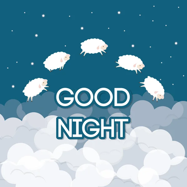 Dulces sueños diseño . — Vector de stock