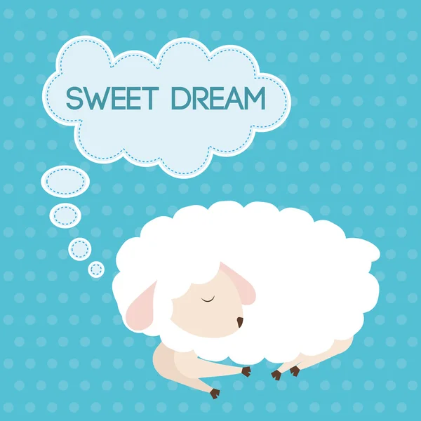 Sweet dreams design. — Stock Vector