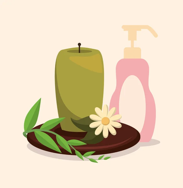 Diseño de iconos de spa — Vector de stock