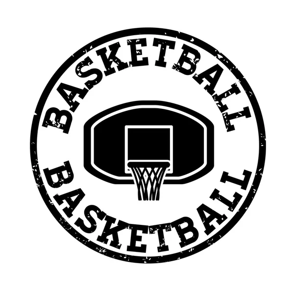 Diseño de baloncesto — Vector de stock