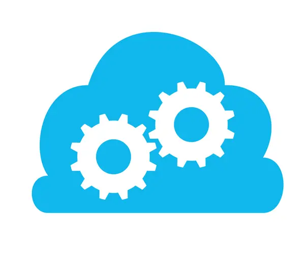 Cloud computing ontwerp — Stockvector