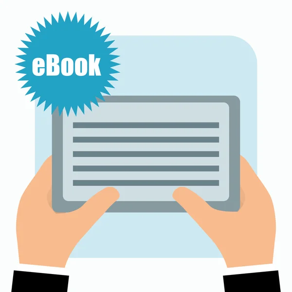 EBook-Design — Stockvektor