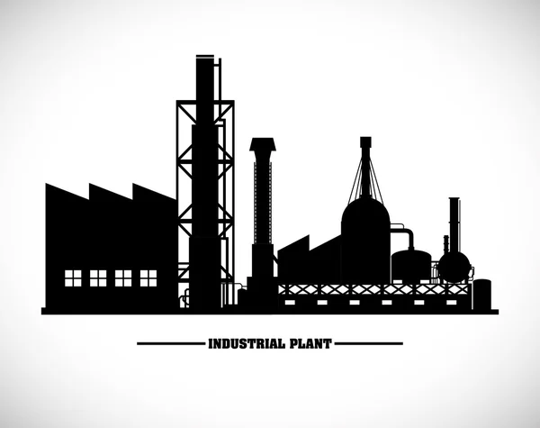 工业厂房的设计 — 图库矢量图片