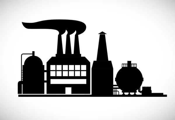 Industrieanlagenplanung — Stockvektor