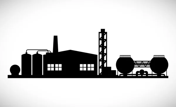 Conception d'installations industrielles — Image vectorielle