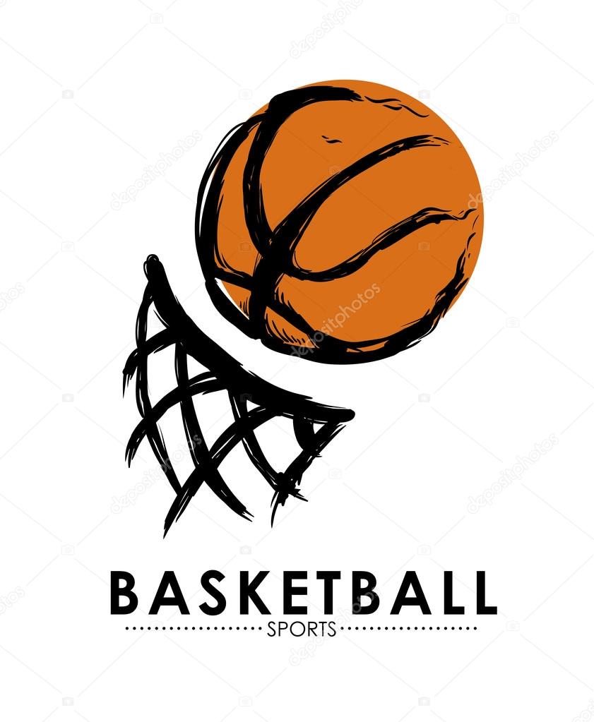 Basketball design Stock Vector by ©djv 77341256, image size:841x1023