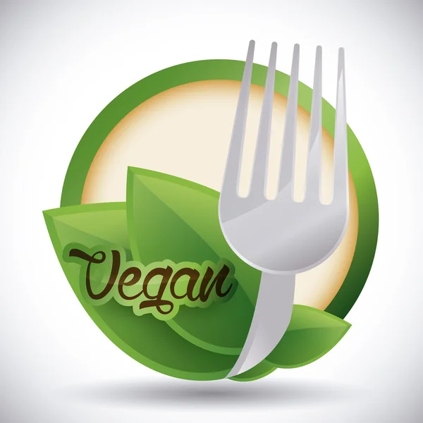 Diseño de alimentos veganos . — Archivo Imágenes Vectoriales
