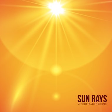 Güneş ışınları Tasarla.