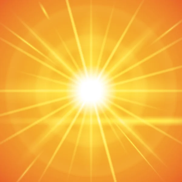 Sun rays design. — Stock Vector