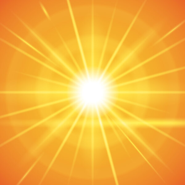 Sun rays design.