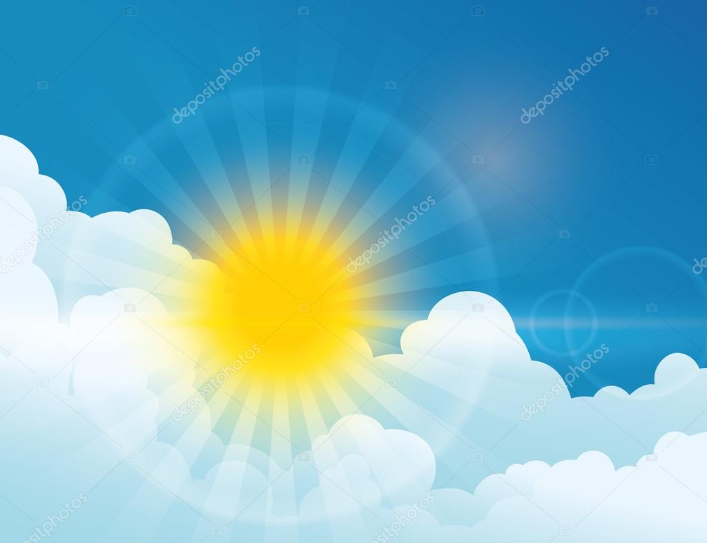 Sun rays design.