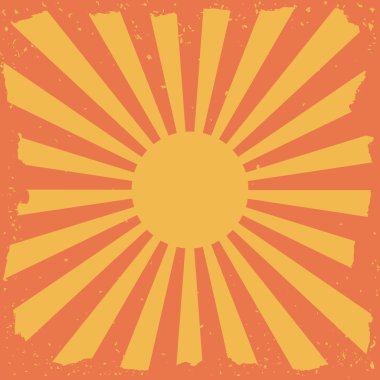 Gün batımı dijital tasarım.