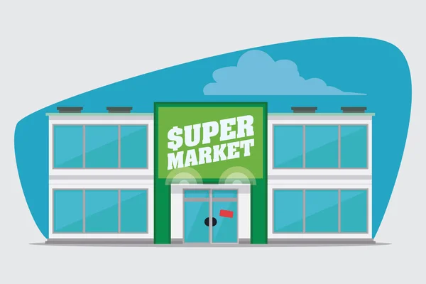 Diseño de supermercados . — Vector de stock