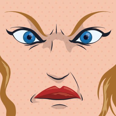 Çizgi film duygular tasarım.