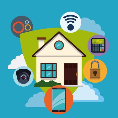 Akıllı ev tasarım.