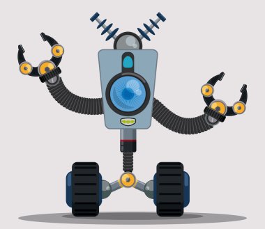 Robot dijital tasarım.