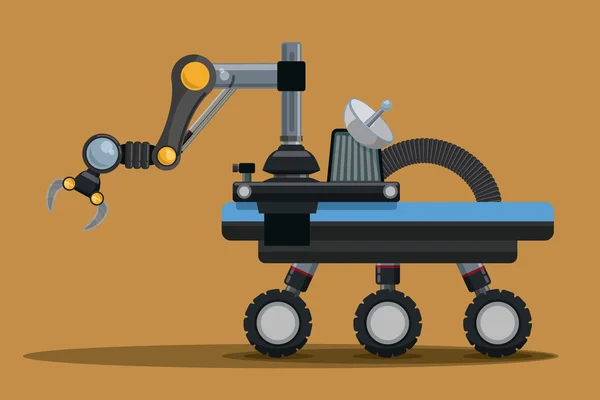 Progettazione digitale robot . — Vettoriale Stock