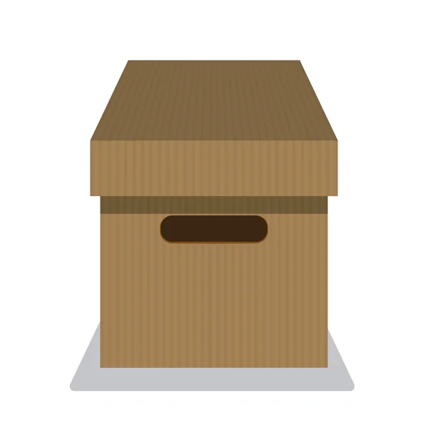 Conception de boîte de livraison . — Image vectorielle