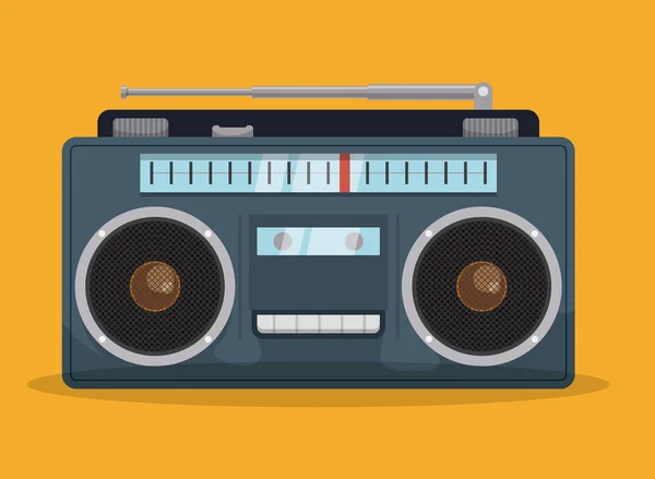 Radio design vintage . — Image vectorielle