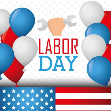 İşçi Bayramı tasarımı.