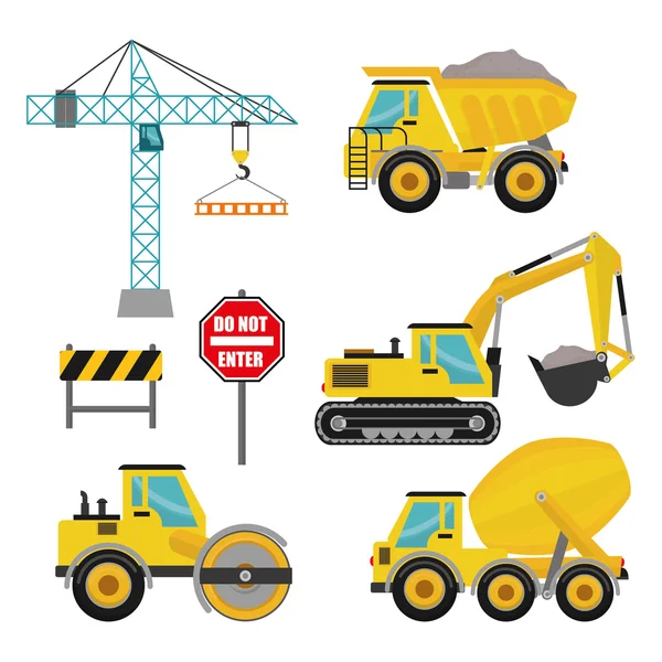 En construcción — Vector de stock