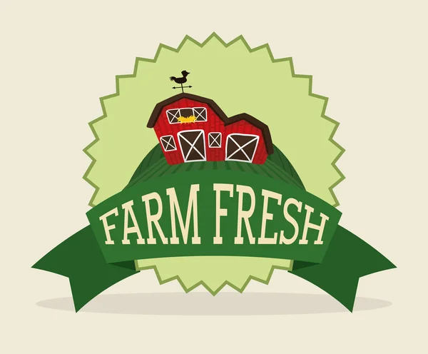 Ferme design frais . — Image vectorielle