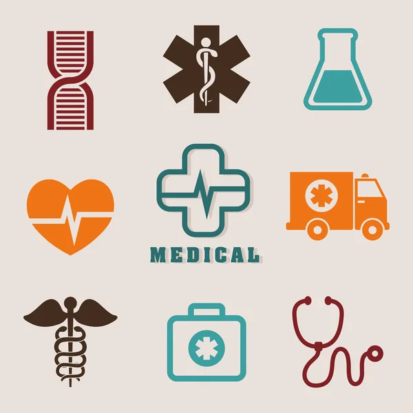 Diseño médico . — Vector de stock