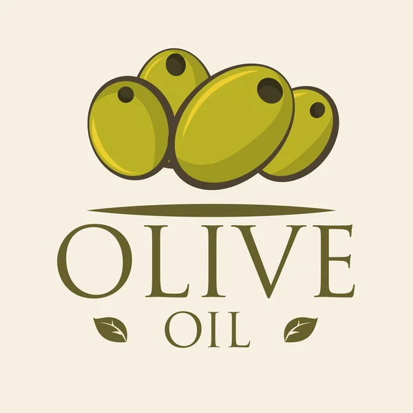 Progettazione olio d'oliva — Vettoriale Stock