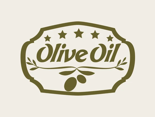 Progettazione olio d'oliva — Vettoriale Stock