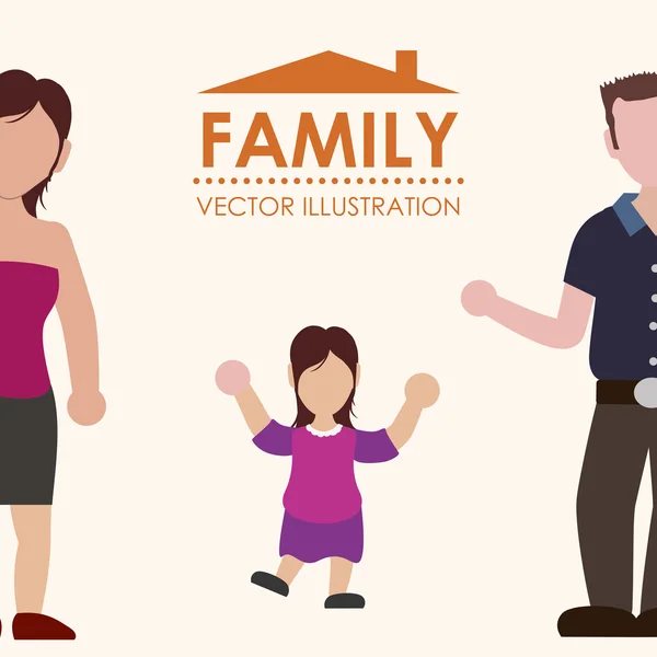 Family design — Stock Vector