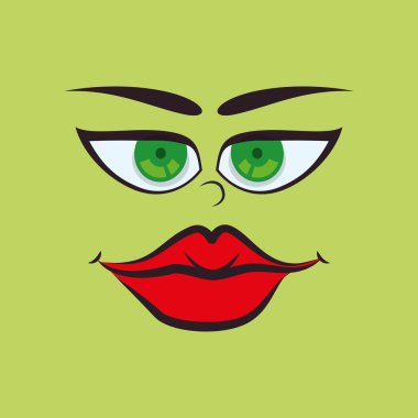çizgi film yüz tasarım 