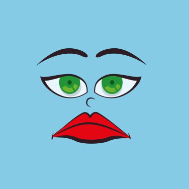 çizgi film yüz tasarım 