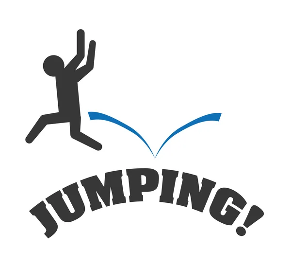 Diseño de salto — Archivo Imágenes Vectoriales