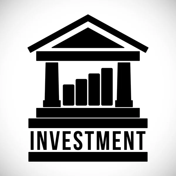 Conception d'investissement — Image vectorielle