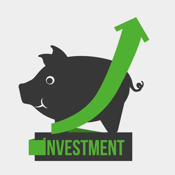 Investitionsdesign — Stockvektor